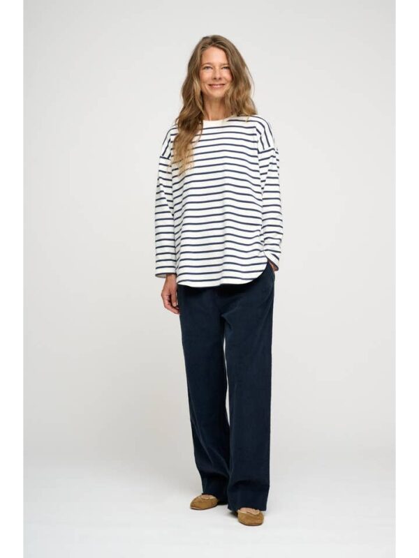 streep shirt donkerblauw - Afbeelding 3